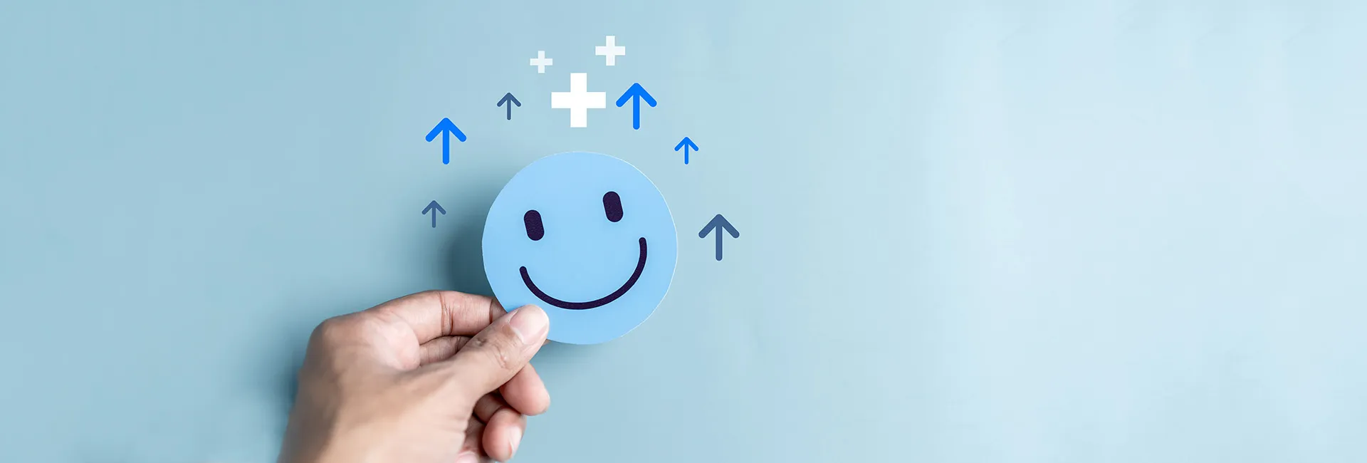 Symbolbild f&uuml;r Reha Ziele und Ablauf mit positivem Fortschritt