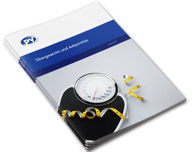 Titelbild Brosch&uuml;re: &Uuml;bergewicht und Adipositas